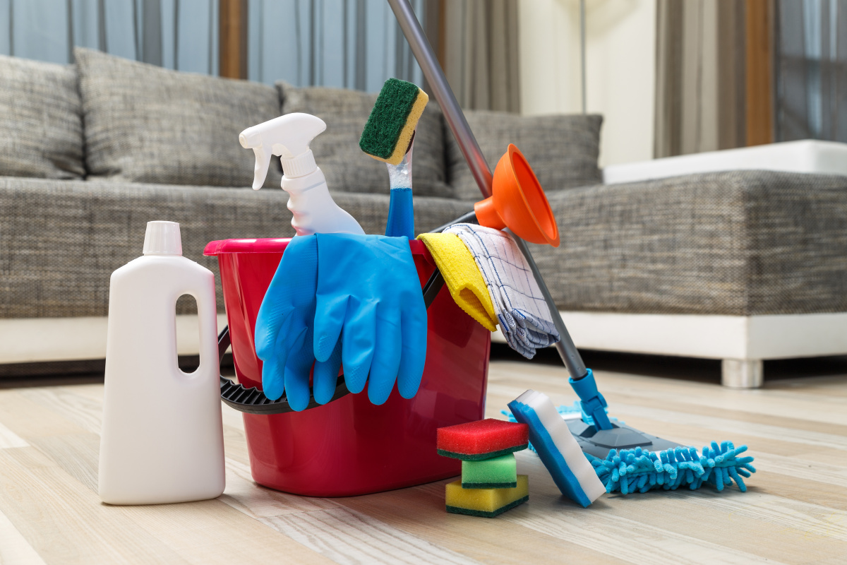 Professional cleaning supplies